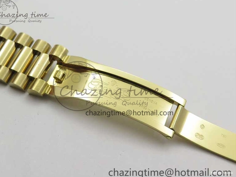 0116 Day-Date 40mm 228239 BP New Dial Version 904 YG Silver Roman Markers Dial on SS President Bracelet A Popular 2806